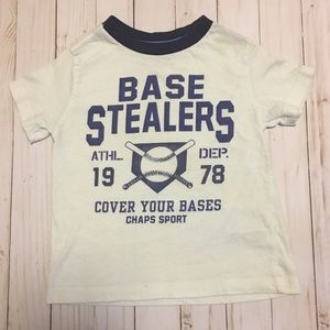 Boys Chaps T-Shirt - 3T - Baseball Shirt